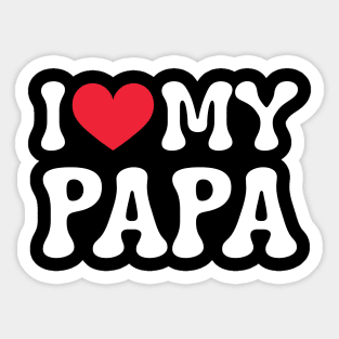 I-Love-My-Papa Sticker